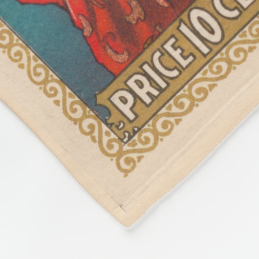  Barnum en Bailey Programma Hoesje Fleece Deken (Hoek)