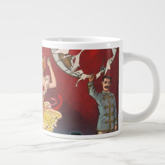 Barnum en Bailey Programma Hoesje Grote Koffiekop (Rechts)