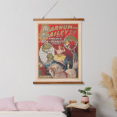 Barnum en Bailey Programma Hoesje Hangend Wandkleed (Slaapkamer)