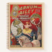 Barnum en Bailey Programma Hoesje Notitieboek (Voorkant)