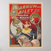 Barnum en Bailey Programma Hoesje Poster (Voorkant)