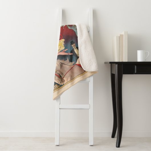 Barnum en Bailey Programma Hoesje Sherpa Deken (In situ)