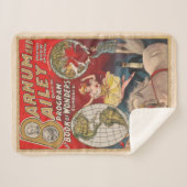  Barnum en Bailey Programma Hoesje Sherpa Deken (Voorkant (horizontaal))