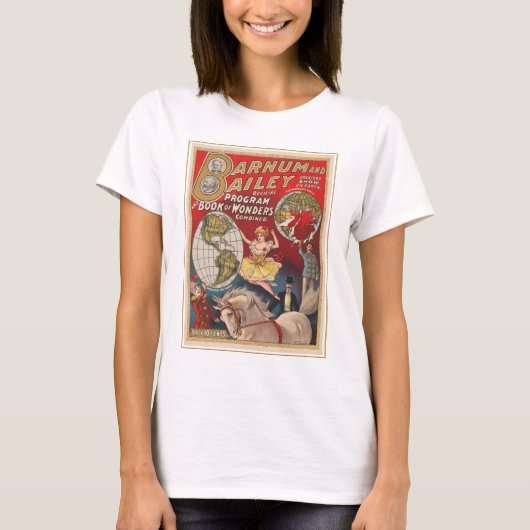  Barnum en Bailey Programma Hoesje T-shirt (Voorkant)