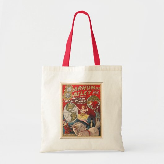  Barnum en Bailey Programma Hoesje Tote Bag (Voorkant)