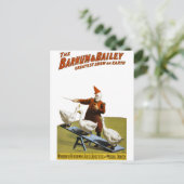 Barnum en Bailey: Uitvoerende ganzen Briefkaart (Staand voorkant)