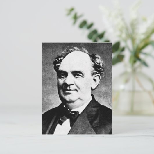 Barnum ~ P.T. American Showman Entertainer Briefkaart (Staand voorkant)
