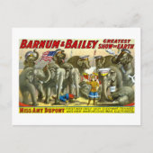 Barnum & Vestingmuur - Olifanten Briefkaart (Voorkant)