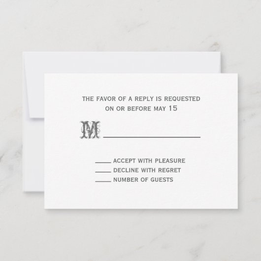 Barnwood and Hot Pink Rozen Weddenschap Small RSVP (Achterkant)