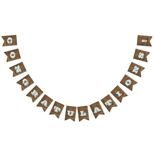 Barnwood Aqua Alle Gelegenheid Banner (Alle)