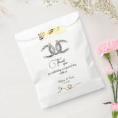 Barnwood Country Lace Hoefijzers bruiloft Bedankzakje (Gezegeld)