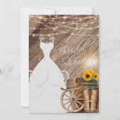 Barnwood Country Vrijgezellenfeest Kaart (Voorkant)