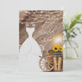 Barnwood Country Vrijgezellenfeest Kaart (Staand voorkant)