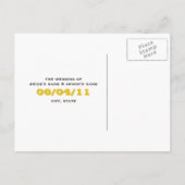 Barnwood, Daisies, Black Eyed Susans Bewaar de dat Aankondigingskaart (Achterkant)