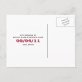 Barnwood, Daisies & Strawflowers Bewaar de datum Aankondigingskaart (Achterkant)