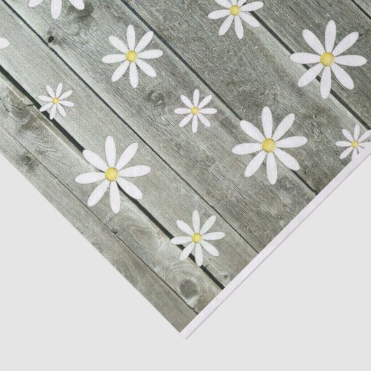 Barnwood Daisy Tissuepapier (Detail)