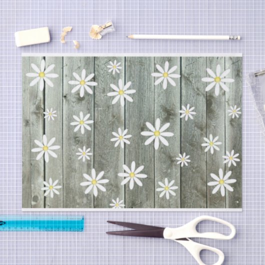 Barnwood Daisy Tissuepapier (Craft)