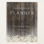 Barnwood en Daisies Rustic Wedding Planner (Voorkant)