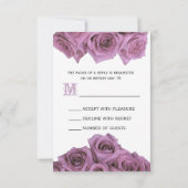 Barnwood en Roses Wedding RSVP (Achterkant)