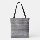 Barnwood en Rozen in Mason Jar Smile Label Tote Bag (Achterkant)