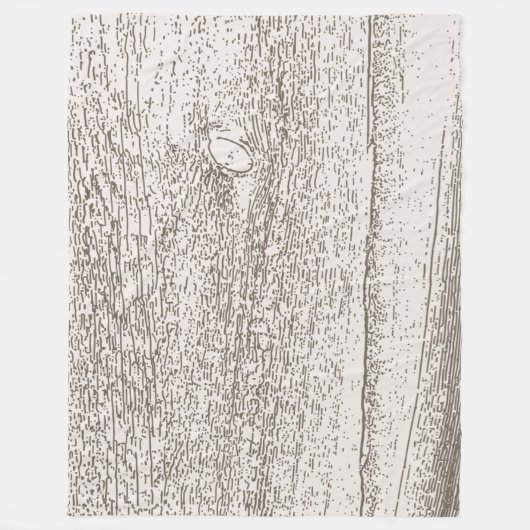 Barnwood Home Decor Fleece Deken (Voorkant)
