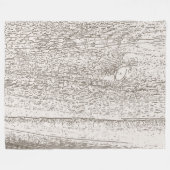 Barnwood Home Decor Fleece Deken (Voorkant (Horizontaal))