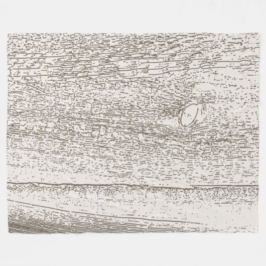 Barnwood Home Decor Fleece Deken (Voorkant (Horizontaal))