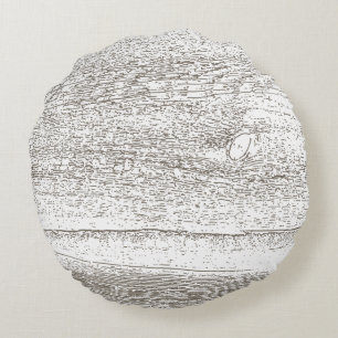 Barnwood Home Decor Rond Kussen