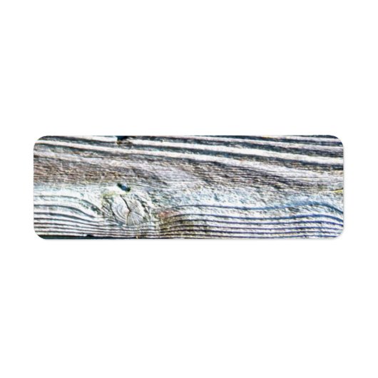 Barnwood hout graan boom schors rustiek noodlijden etiket (Voorkant)