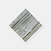 Barnwood hout graan boom schors rustiek noodlijden servet (Hoek)