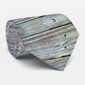 Barnwood hout graan boom schors rustiek noodlijden stropdas (Opgerold)