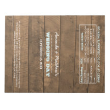 Barnwood Lights Aqua Wedding Favor Snoep Wrappers