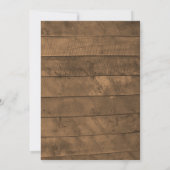 Barnwood Lights Gouden bruiloft uitnodiging (Achterkant)