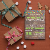Barnwood Lights Holiday Housewarming Uitnodiging
