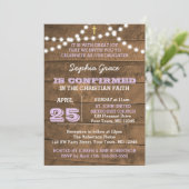 Barnwood Lights Lila bevestiging Kaart (Staand voorkant)