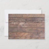 Barnwood Lights Roze Bat Mitzvah RSVP-kaart RSVP Kaartje (Achterkant)