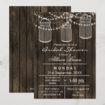 Barnwood mason jar rustic vrijgezellenfeest