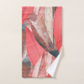 Barnwood Red Rock Pastel Patroon Bad Handdoek (Handdoek)