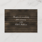 Barnwood Rustic gele metselaarskruiken receptie ui Informatiekaartje (Achterkant)