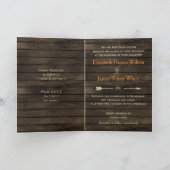 Barnwood, Rustige Herfst pruimen trouwnodigt uit (Binnen)