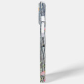 Barnwood script botanische waterverf bloemen Case-Mate iPhone case (Achterkant / Links)