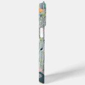 Barnwood script botanische waterverf bloemen Case-Mate iPhone case (Achterkant / Rechts)