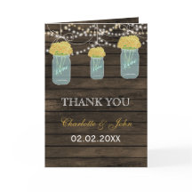 Barnwood yellow floral mason jars Bedankt