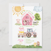 Barnyard 2e Verjaardag Uitnodiging (Voorkant)