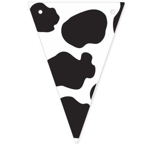 Barnyard Animal - Cow Pattern - Wilde West - Boerd Vlaggetjes (Tweede vlag)