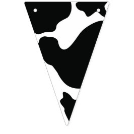 Barnyard Animal - Cow Pattern - Wilde West - Boerd Vlaggetjes