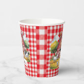 Barnyard Animals 1st. Birthday Party Papieren Bekers (Links)