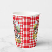 Barnyard Animals 1st. Birthday Party Papieren Bekers (Rechts)