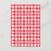 Barnyard Animals Baby shower Boek voor Baby Informatiekaartje (Achterkant)