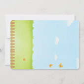 Barnyard Animals Ranch Kids Birthday Photo Kaart (Achterkant)